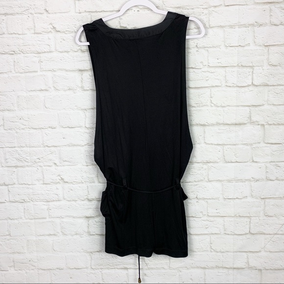 Society For Rational Dress Silk Black Belt Romper - Picture 6 of 8